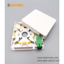 Telekommunikationsausrüstung 1 Core Fiber Steckdose Splitter FTTH caxia Mini Terminal Box